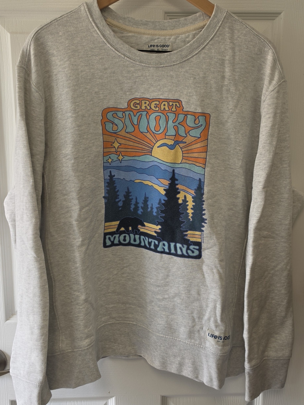 Life Is Good Sweatshirt - Great Smoky Mountains